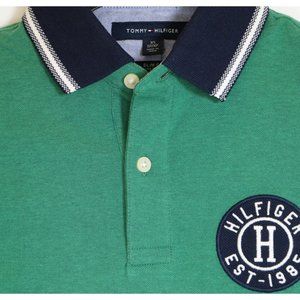 Tommy Hilfiger Green Short Sleeve Polo T-Shirt M